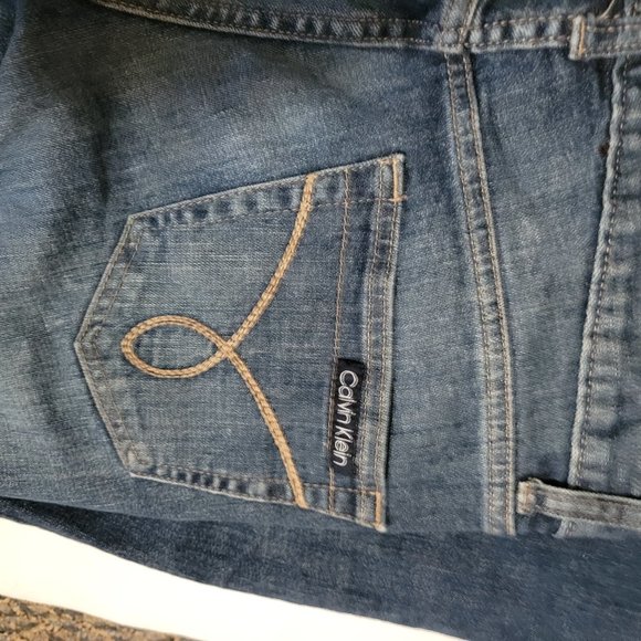 Calvin Klein Distressed Boot Cut Jeans Size 4 / 27 - Picture 11 of 11